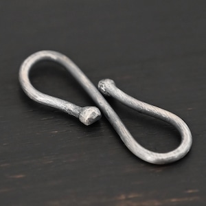 Saint - Sterling Silver S Hook Clasp 14 gauge