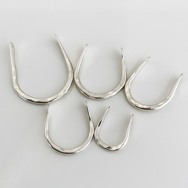 Sterling Silver U Shaped Finding