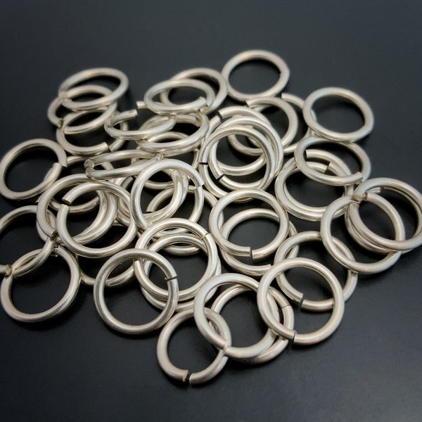 Sterling Silver 14G Open Jump Rings