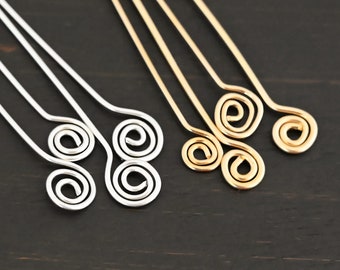 Sterling Silver or Gold Filled Decorative Headpin 3 Inches 4 pcs