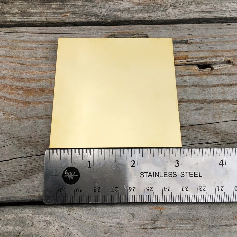 Nu Gold Jewelers Brass Sheet 26 24 22 20 18 16 Gauge 3 x Etsy