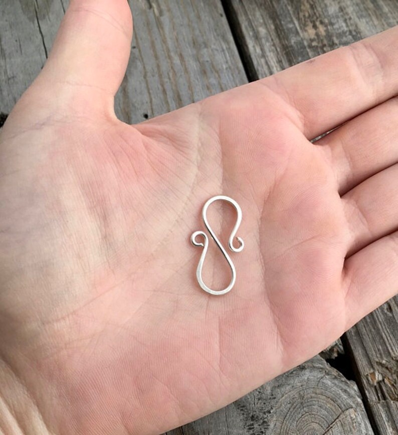 Sterling Silver S Hook Clasp Handmade USA Savannah Jewelry Etsy