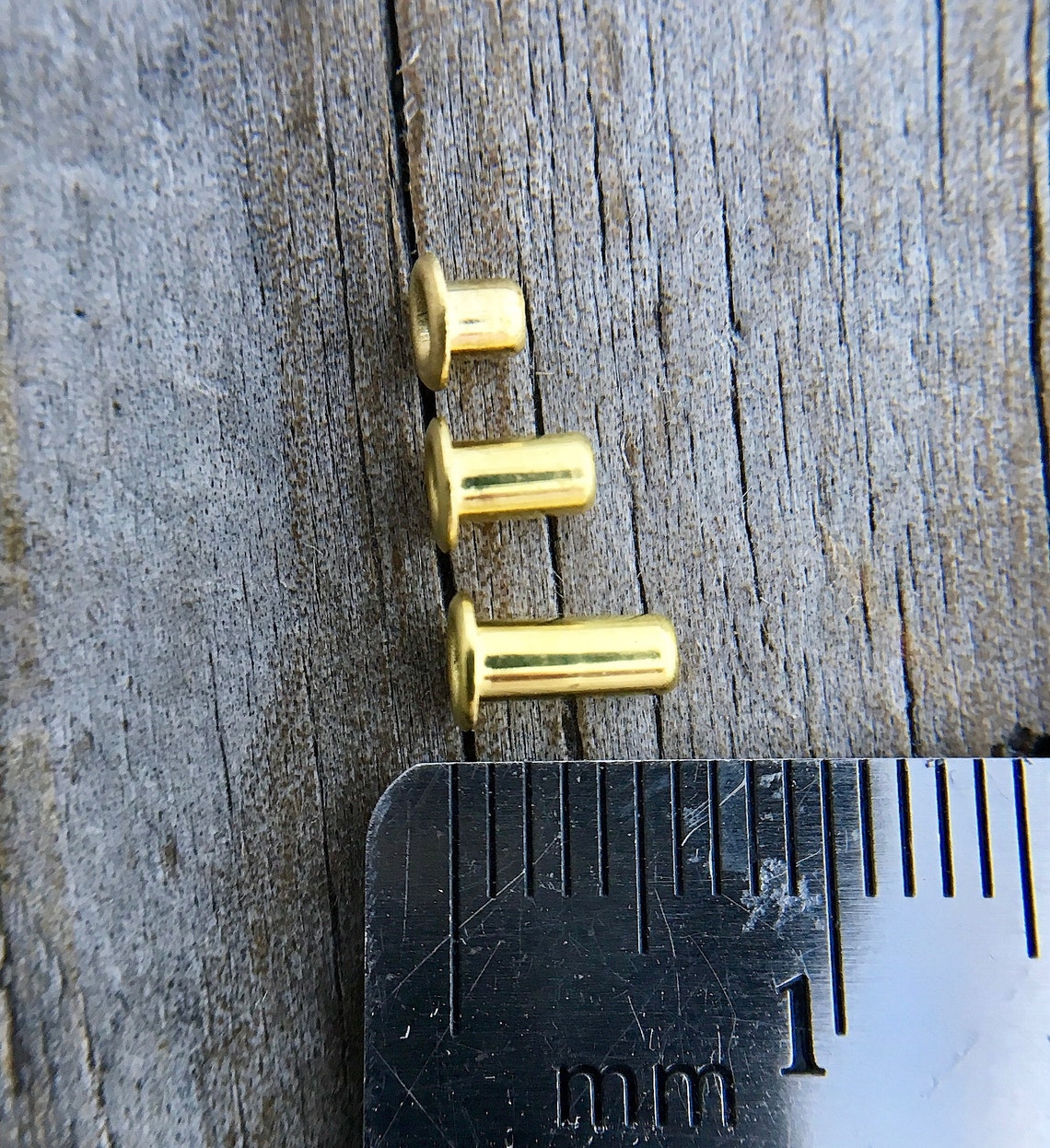 Brass Rivets / Grommets / Eyelets for EZ Riveter 3/32 Size Etsy