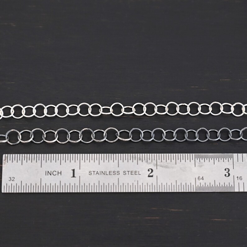 Sterling Silver Round Extension Etsy