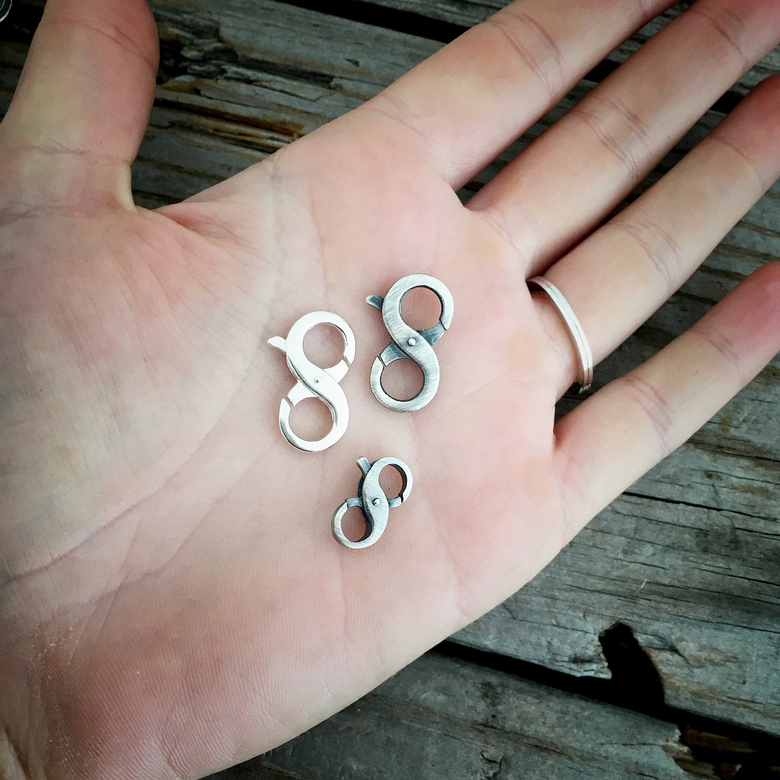 Sterling Silver Double Lobster Claw Clasp Jewelry Findings Etsy Australia