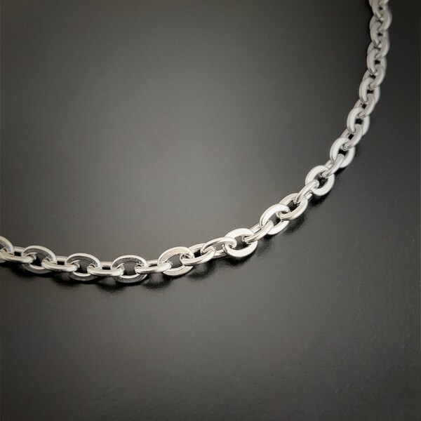 Stainless Steel "Simon" Chain Sold By The Foot 3x4mm