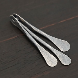 Sterling Silver Hammered Necklace Component