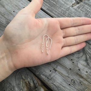 Sterling Silver Handmade Artisan Ear Wire image 2