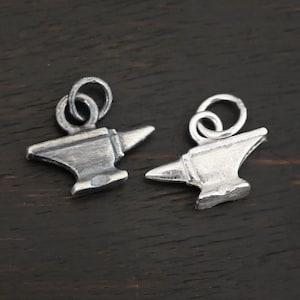 Sterling Silver Anvil Charm