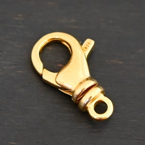Sandy - 14K Gold Plated Swivel Lobster Claw Clasp