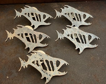 Sterling Silver Angler Fish Pins