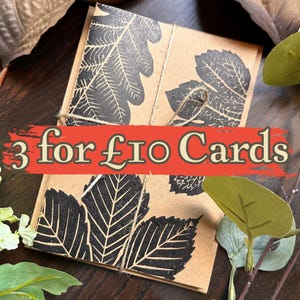 Grußkarte, 3 für 10, Blatt, Blätter, Baum, Karte, Feier Karte, handgemacht, handgemachte Karte, Natur, Natur, Natur, Wald, Wald