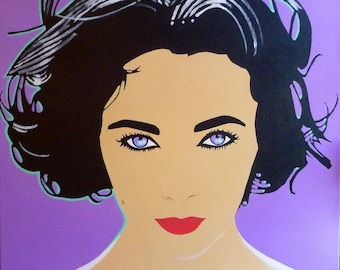 Pintura de Elizabeth Taylor