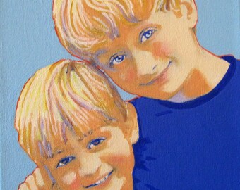 child's portraits (double)