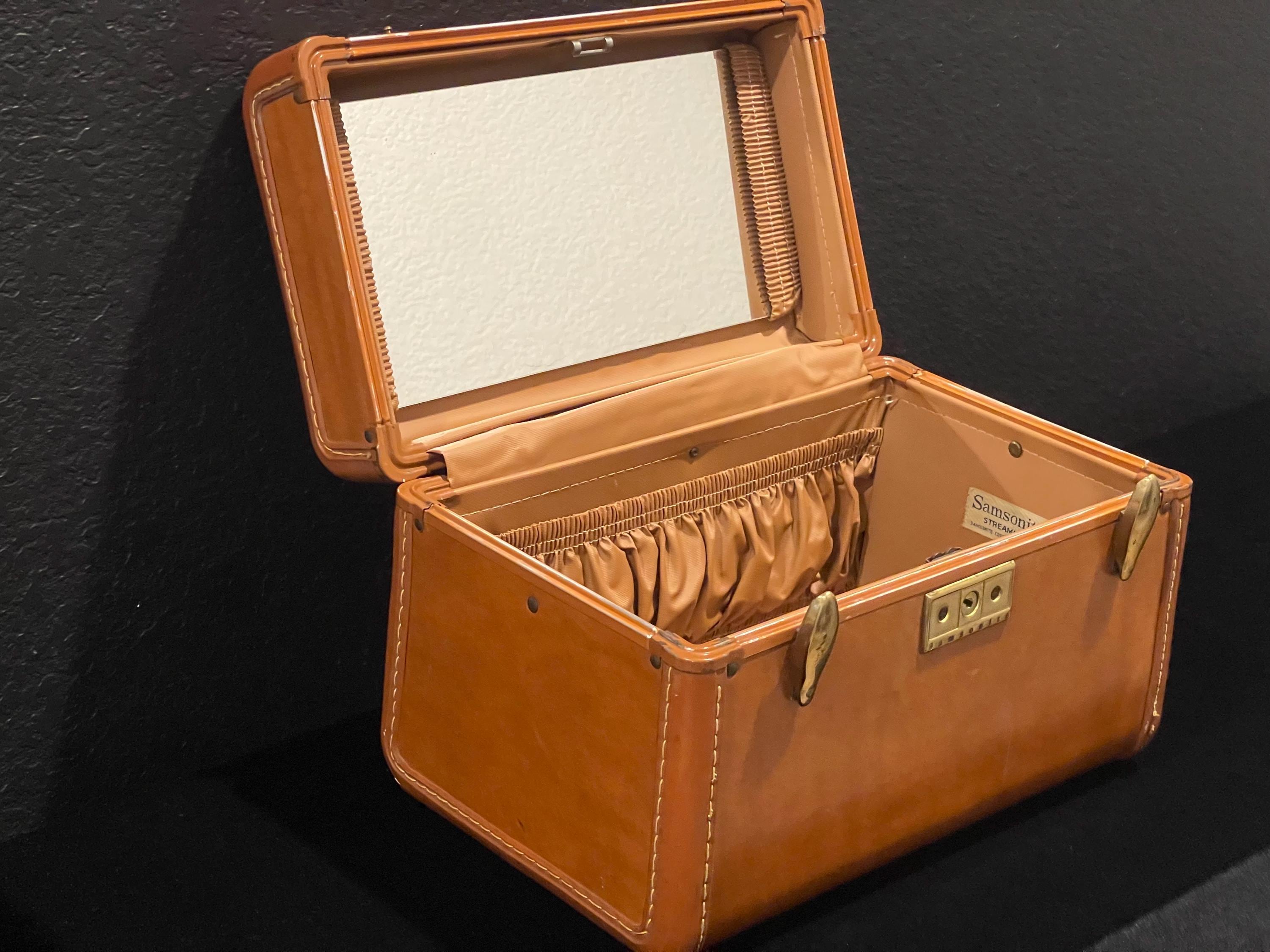 Vintage brown samsonite suitcase - Etsy 日本