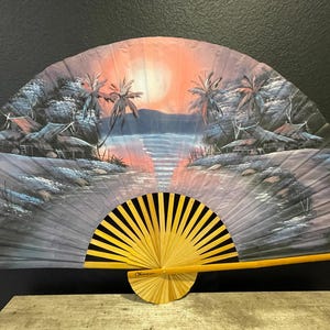 Okinawa Hand Fans - Etsy