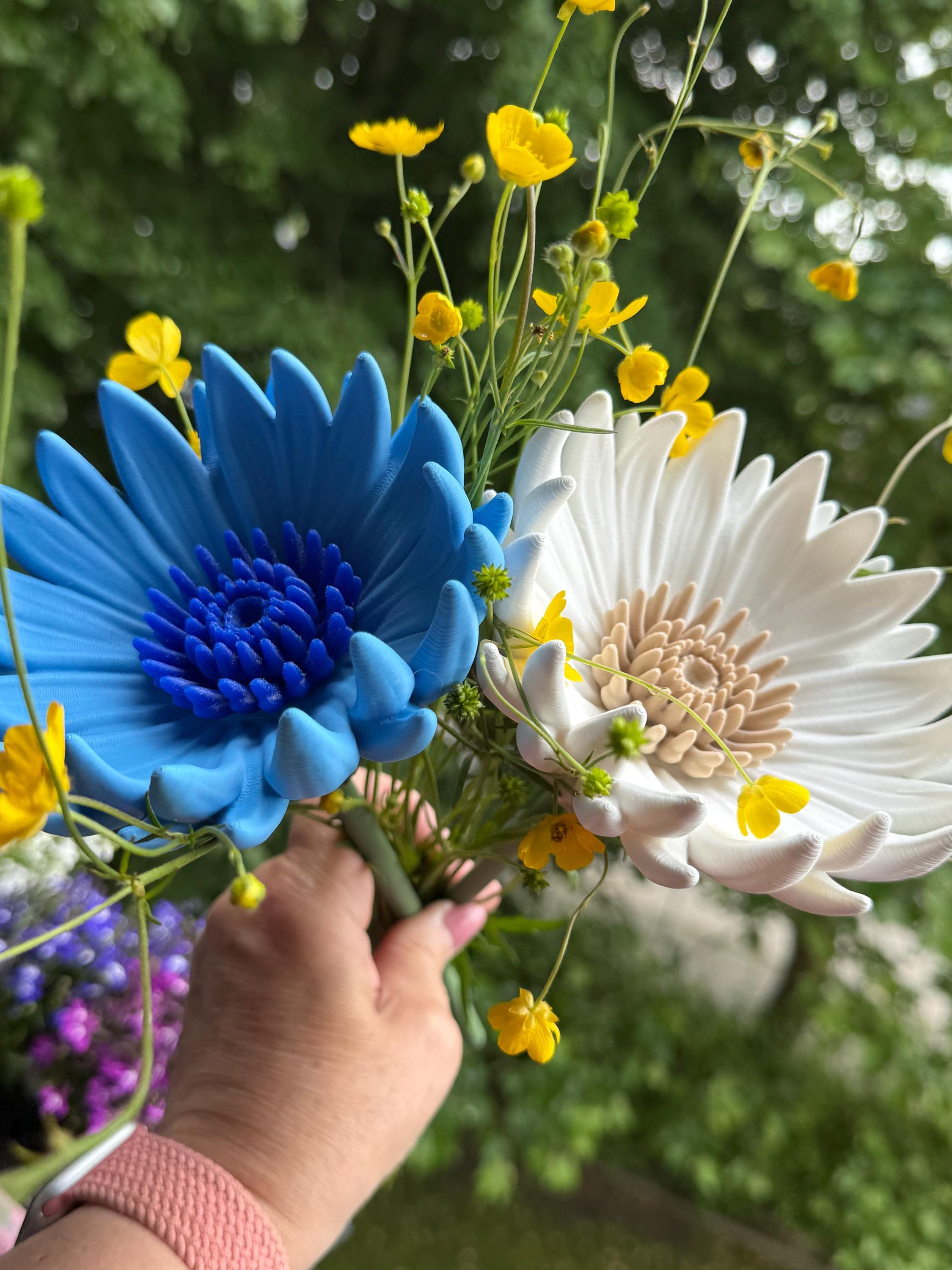 Künstliche kornblumen