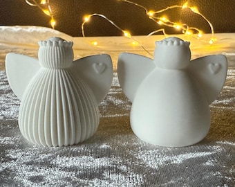 Magnetischer Engel aus PLA - Dekorativer Schutzengel - 3D gedruckt - Geschenkidee zu Weihnachten, Geburtstag, Taufe,  Konfirmation, Geburt
