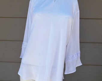 Plus Size Blus - Avslappnad/Formell Stil