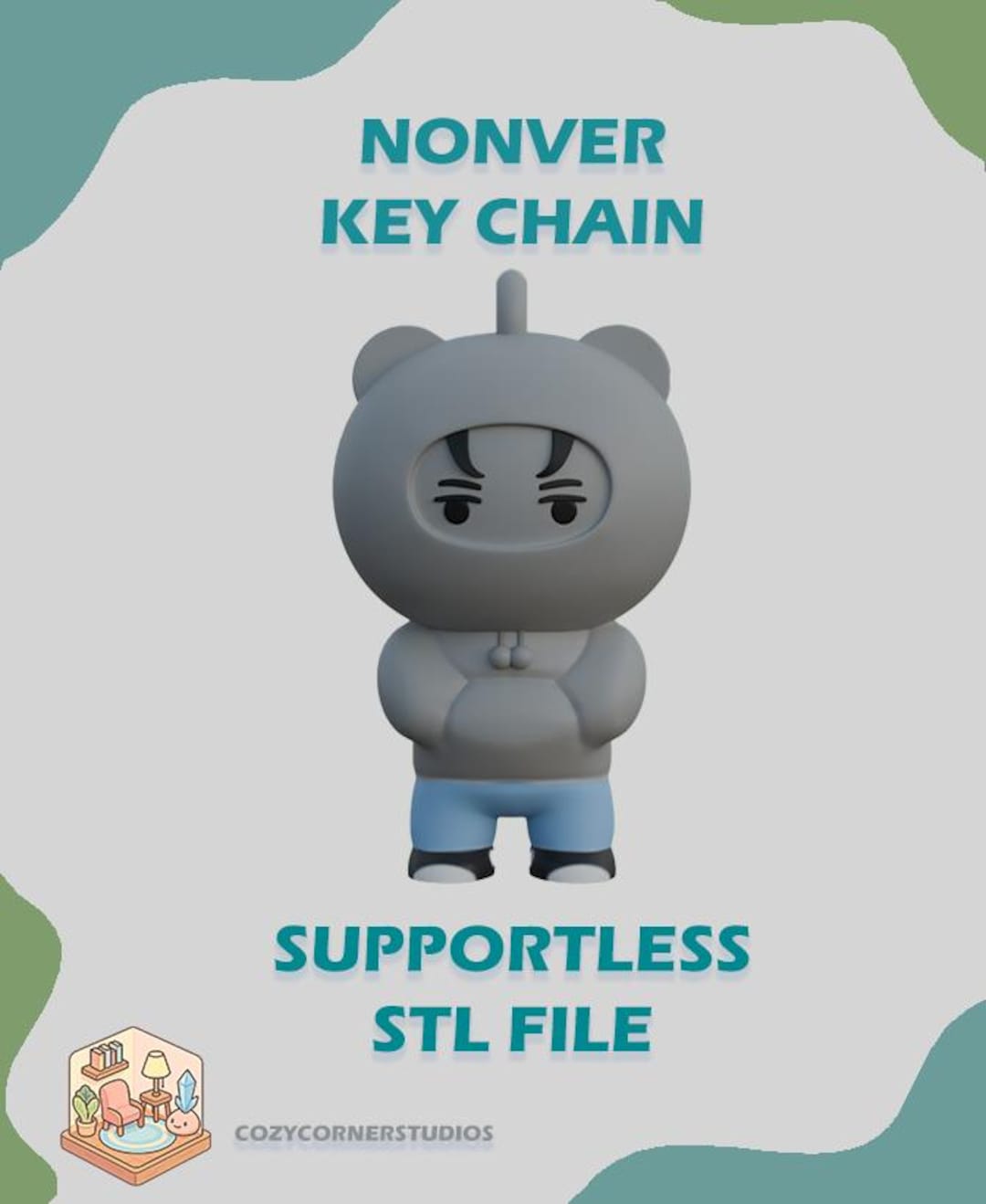 MINITEEN マグネットプラッシュキーホルダー nonver SEVENTEEN - Magnet Plush Keyring [MINITEEN Official MD]