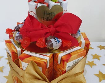 Birthday Candy Cake Hamper: Unique Kids' Treat