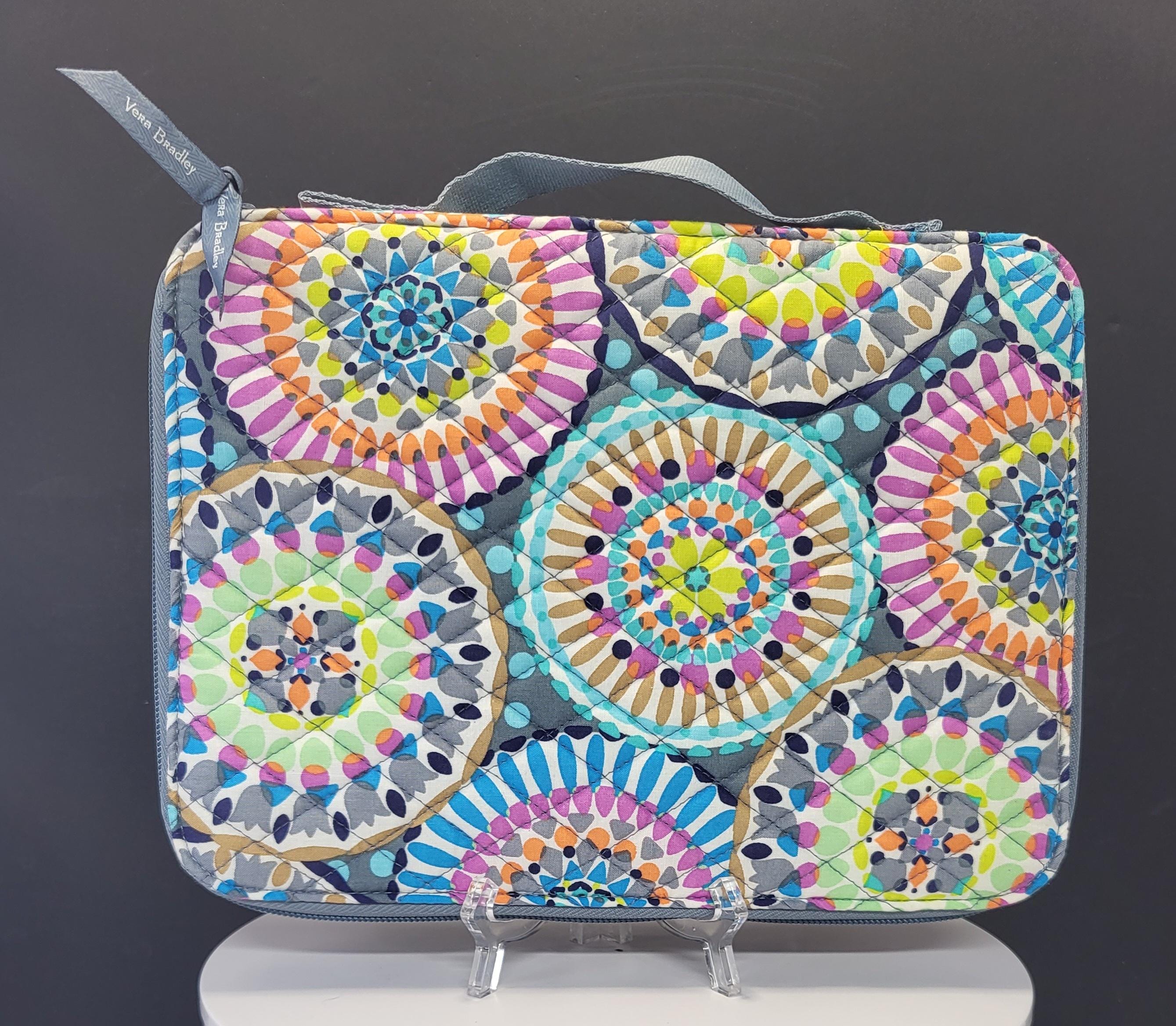 Vera Bradley Laptop Sleeve Sunny Medallion Pattern Padded 