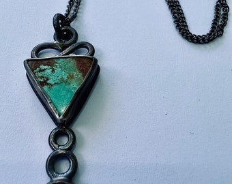 the rebirth... turquoise, carnelian, and copper