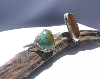 deep earth... turquoise, sapphire, sterling silver