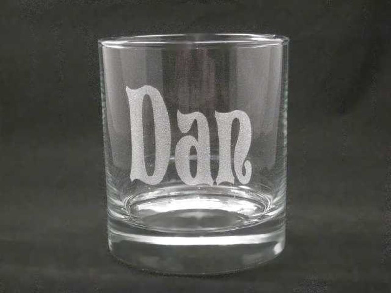 8 Custom Engraved Old Fashioned Glasses Rocks Glasses Etsy