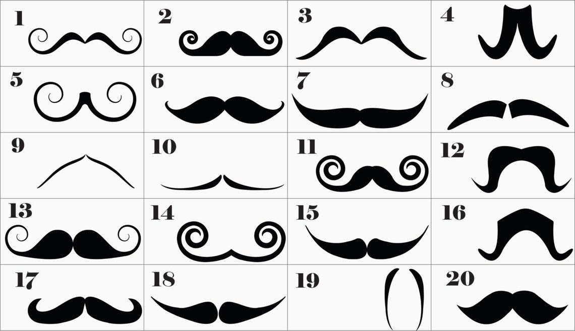 7 Custom Engraved Mustache Old Fashioned Rocks Glasses for Etsy