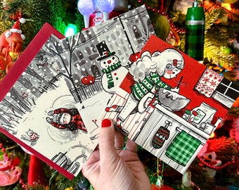Holiday Cards: Snow Day Bundle (Pack of 3)