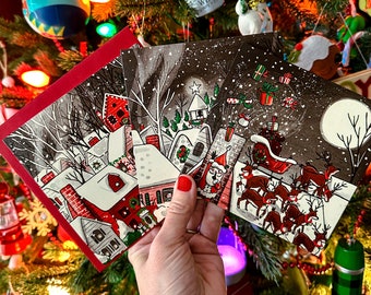 Holiday Cards: Santa Bundle (Pack of 3)