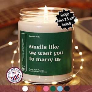 Officiant Proposal Candle, Will You Marry Us, Wedding Officiant Gift Idea, Will You Be Our Officiant, Pastor Gift,  Funny Officiant Proposal