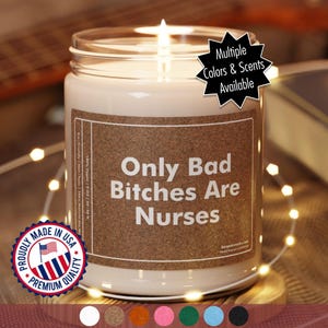 Nurse Appreciation Gift, Funny Candle Gift, Nurse Week Gift, Registered Nurse Gift, Nurse Graduation, Present For Nurses, New Nurse Gift