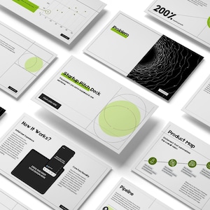 Animated Canva Pitch Deck Template for Startups - Forma 20 Collection | Editable Business Presentation for Investors & Clients