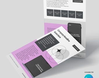 Modern One-Pager Template for Canva - Forma 20 Collection | Editable Business Overview & Service Sheet