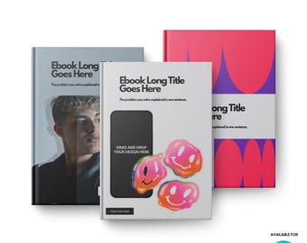 Modelo de e-book Canva: layout arrojado e amigável, publicação digital (formato A4)