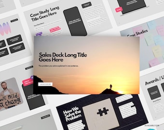 Modelo de apresentação de vendas do Canva: Pitch Deck do Forma 10 (download digital editável)