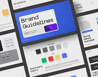 Canva Brand Guidelines Template | Forma 30 Collection