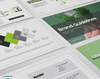 Canva Brand Guidelines Template | Forma 20 Green Edition
