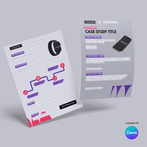 Canva Case Study Template - Forma 10 Collection | Editable Business Report for Projects, Services & Client Work