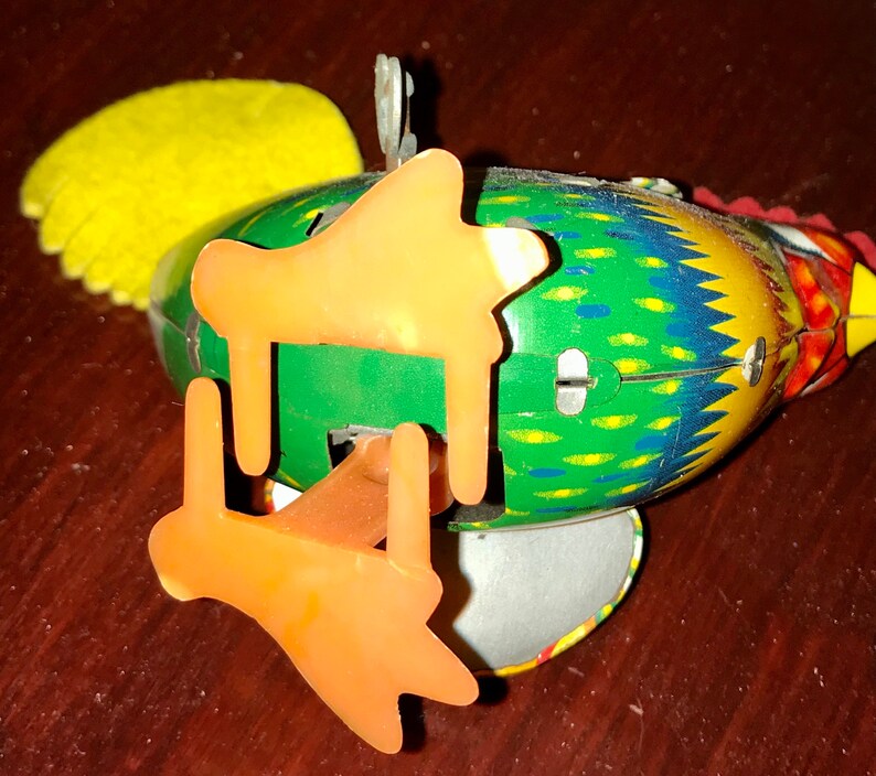 Vintage Metal Wind up Toy Bird Mikuni Made in Japan Works Etsy