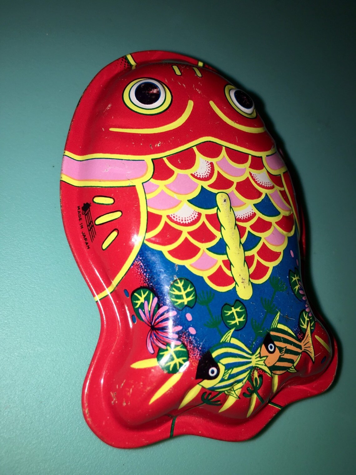 Vintage Tin Small Koi Fish Rattle Made in Japan Excellent Condition - Etsy