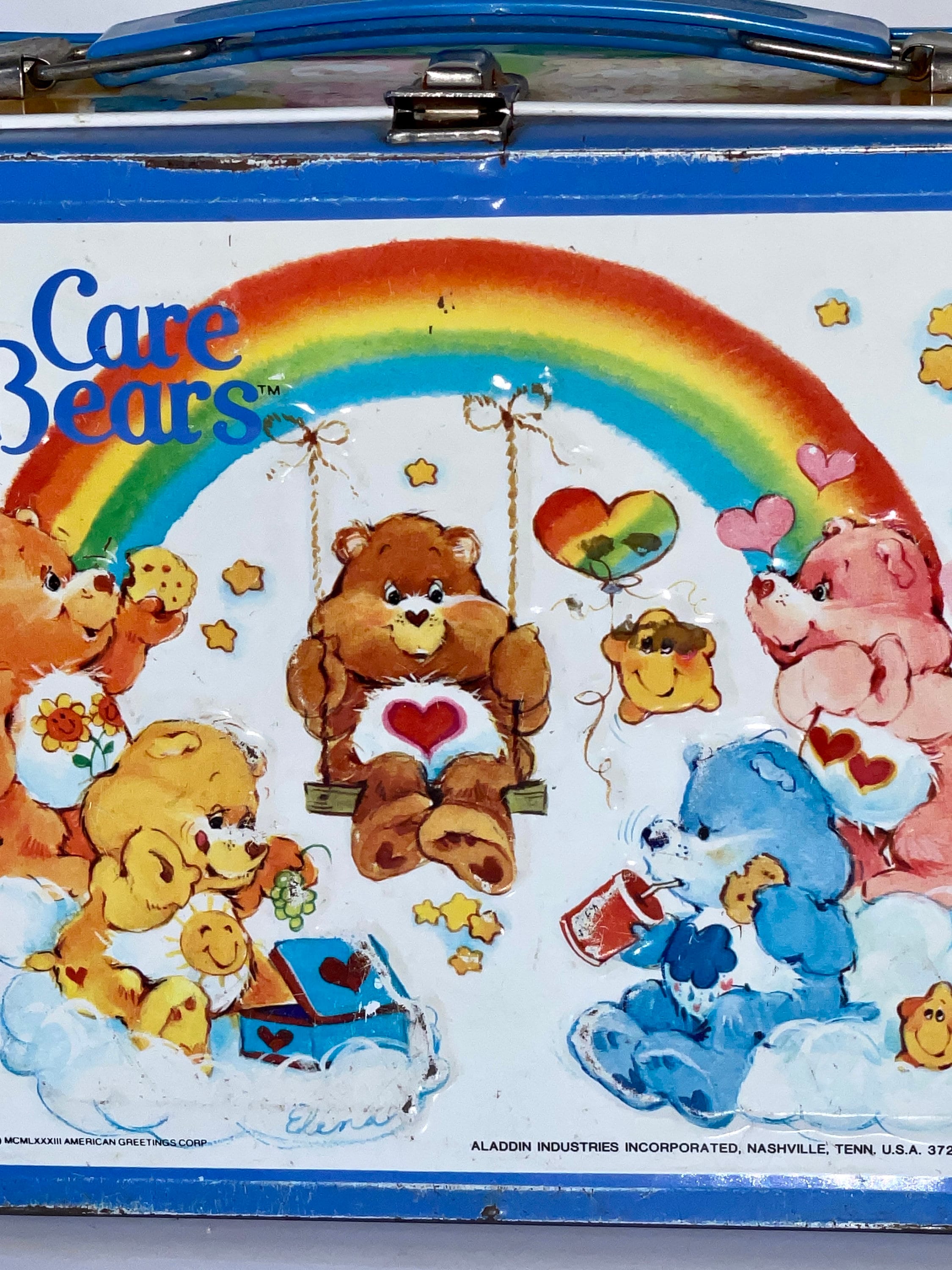 90年代 CLUBTHEBOXBEARS レア 1996 レトロ オールド 人気 Vintage Aladdin Industries American Greetings Care Bears Metal