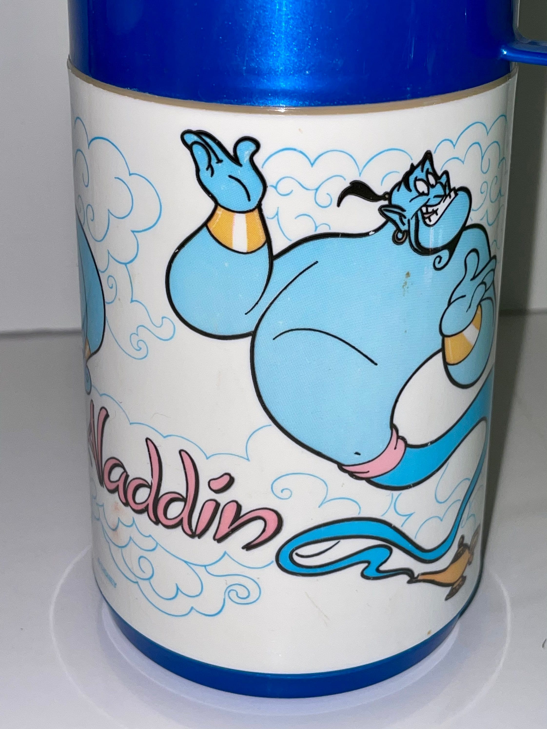 Vintage 1990's Aladdin Walt Disney Aladdin Plastic Thermos for the