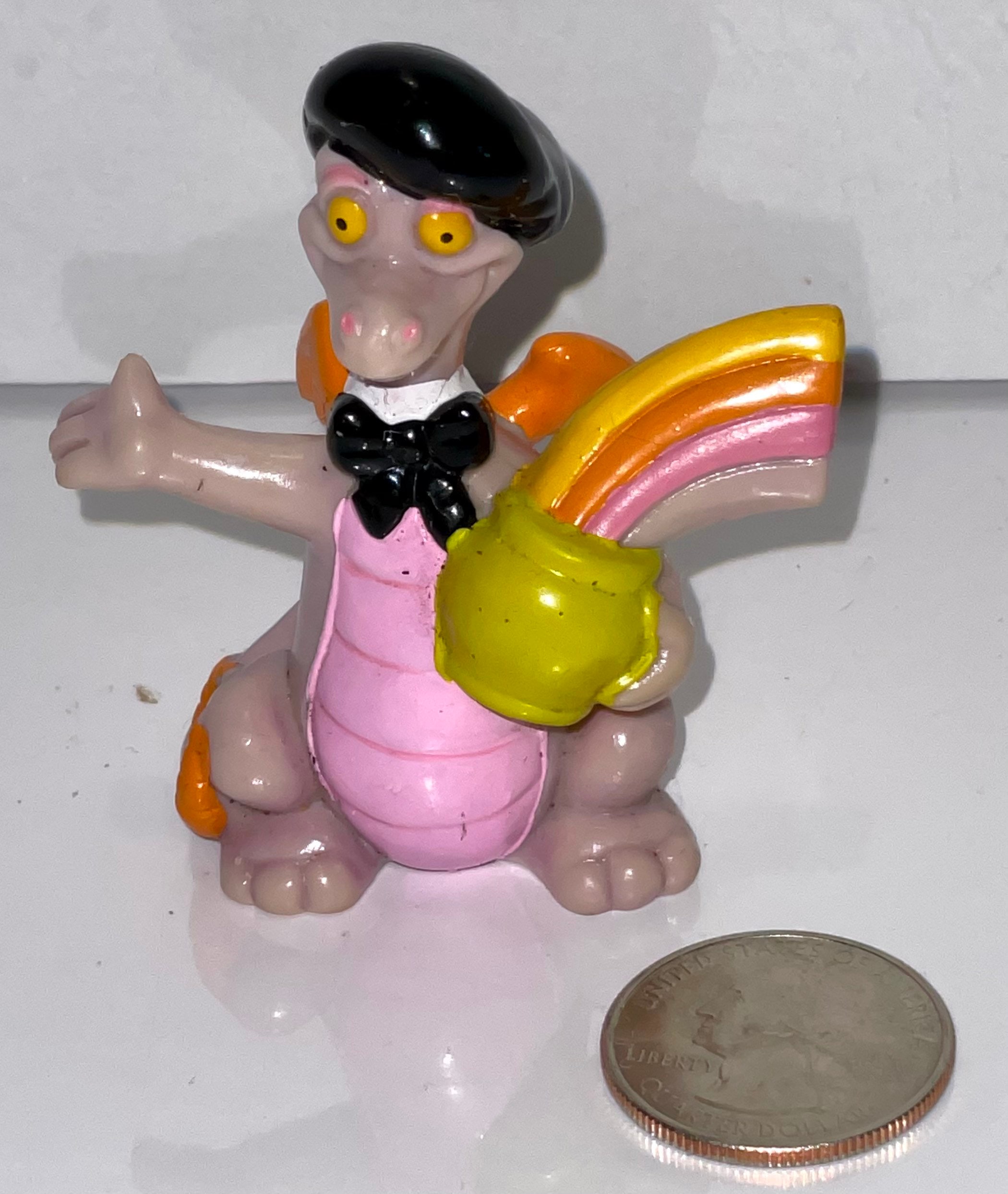 1982年　レア　フィグメント　ドラゴン　エプコットディズニーワールドビンテージ Vintage 1982 Disney Figment Dragon Epcot 2.5