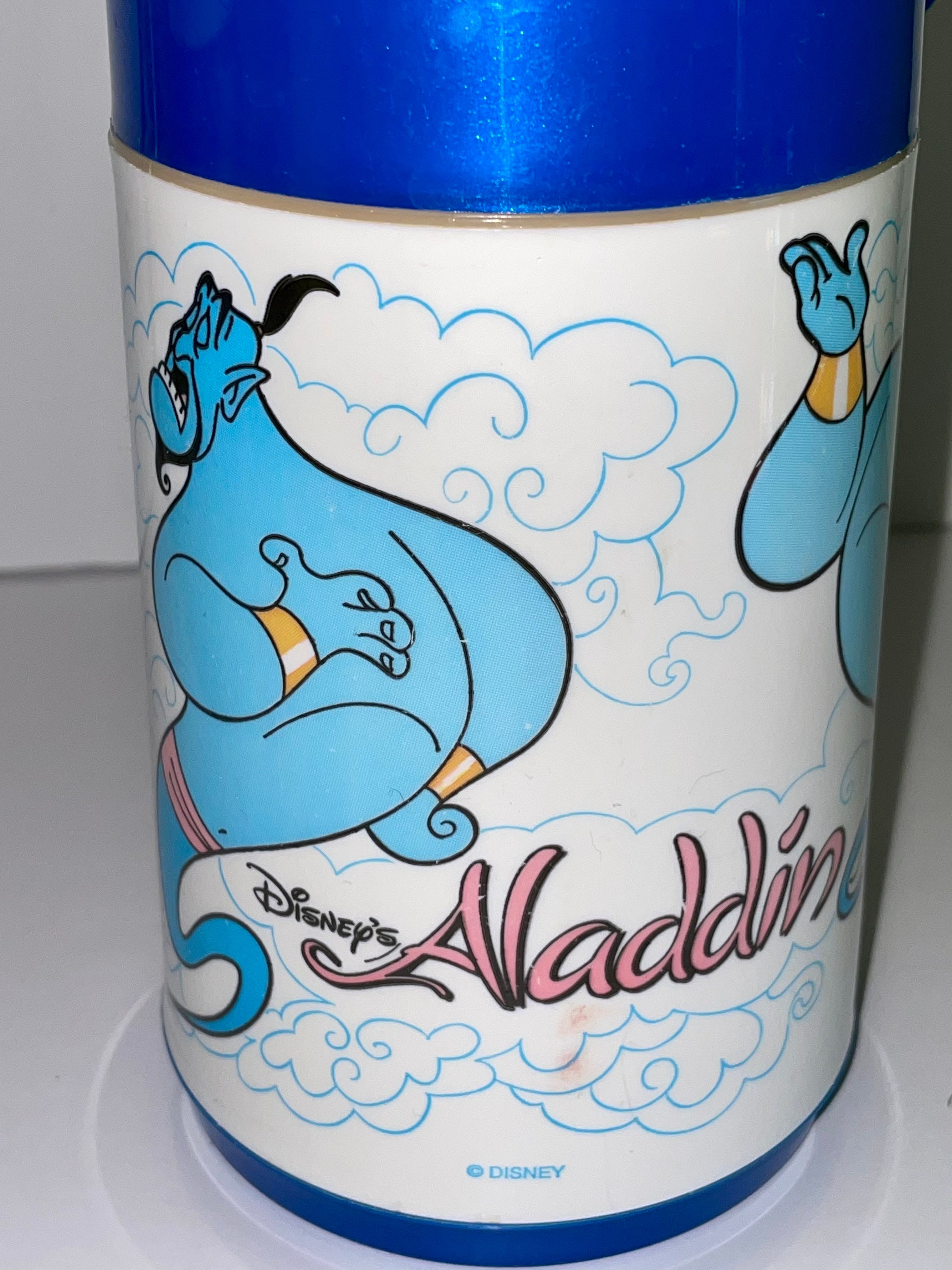 Vintage 1990s Aladdin Walt Disney Aladdin Plastic Thermos for the