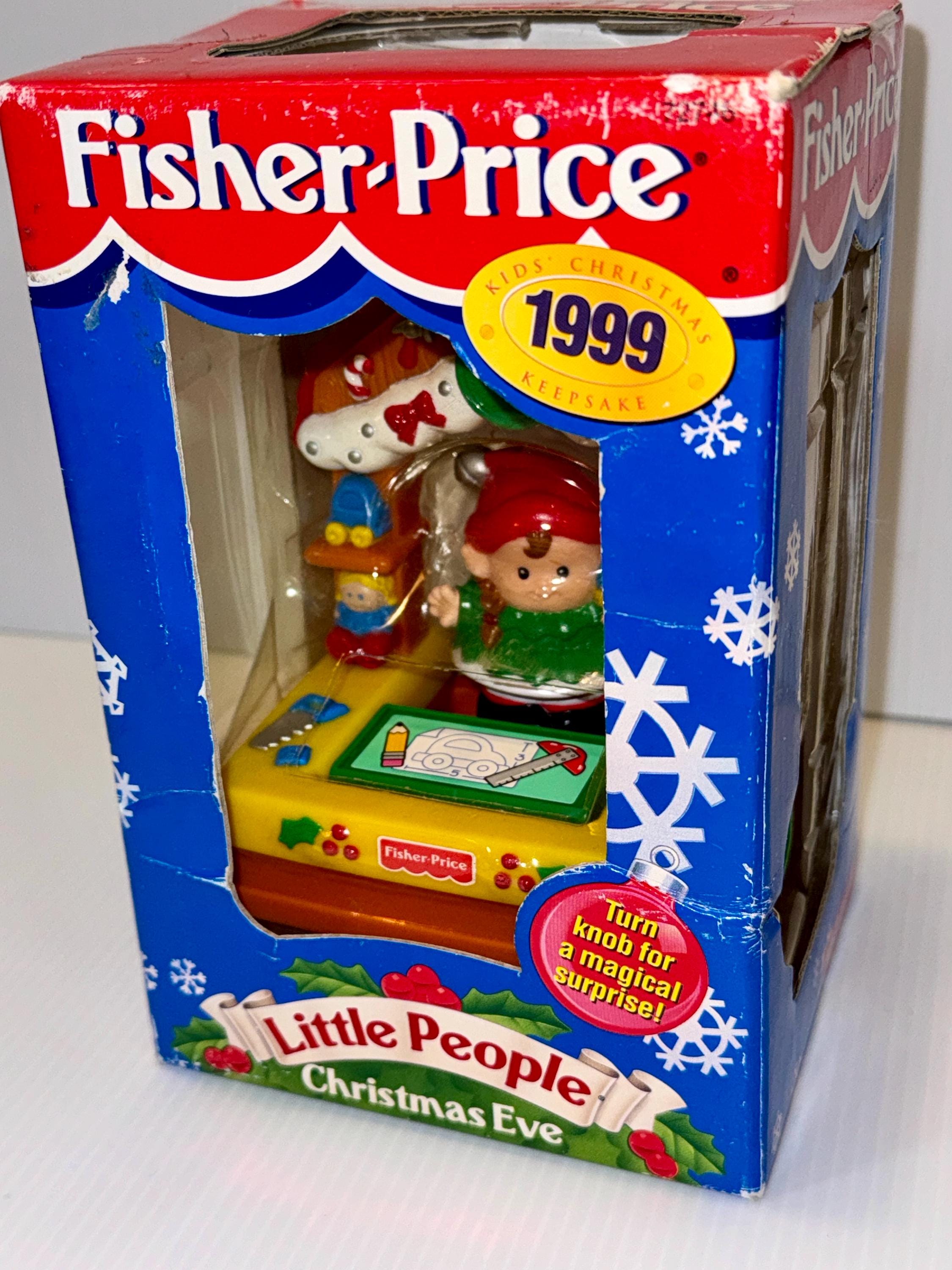 Vintage 1999 Fisher Price Little People Christmas Eve Kids