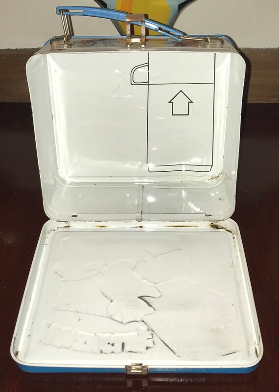 Vintage 1982 Metal Lunch Box LB Lunchbox Cartoon Cat Heathcliff - Etsy
