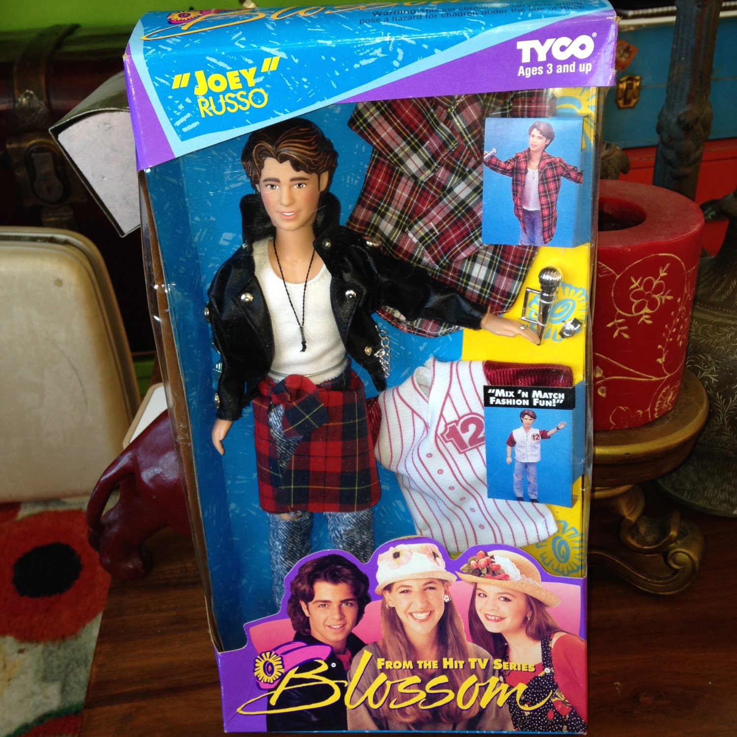 Vintage 1993 Tyco Blossom TV Show Joey Russo Doll Joey Lawrence